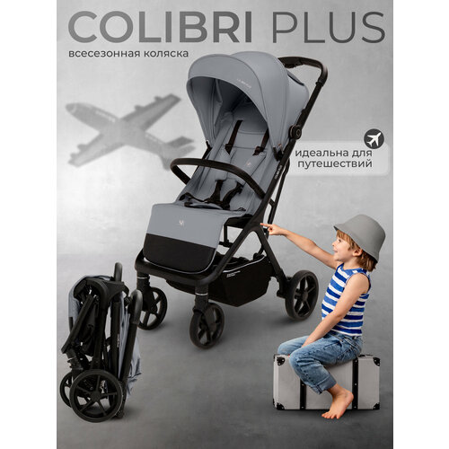 фото Прогулочная коляска sweet baby colibri plus light grey