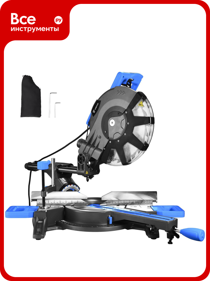 Торцовочная пила DKMS305 Laser, 2550 Вт, 305 мм DEKO 084-1060