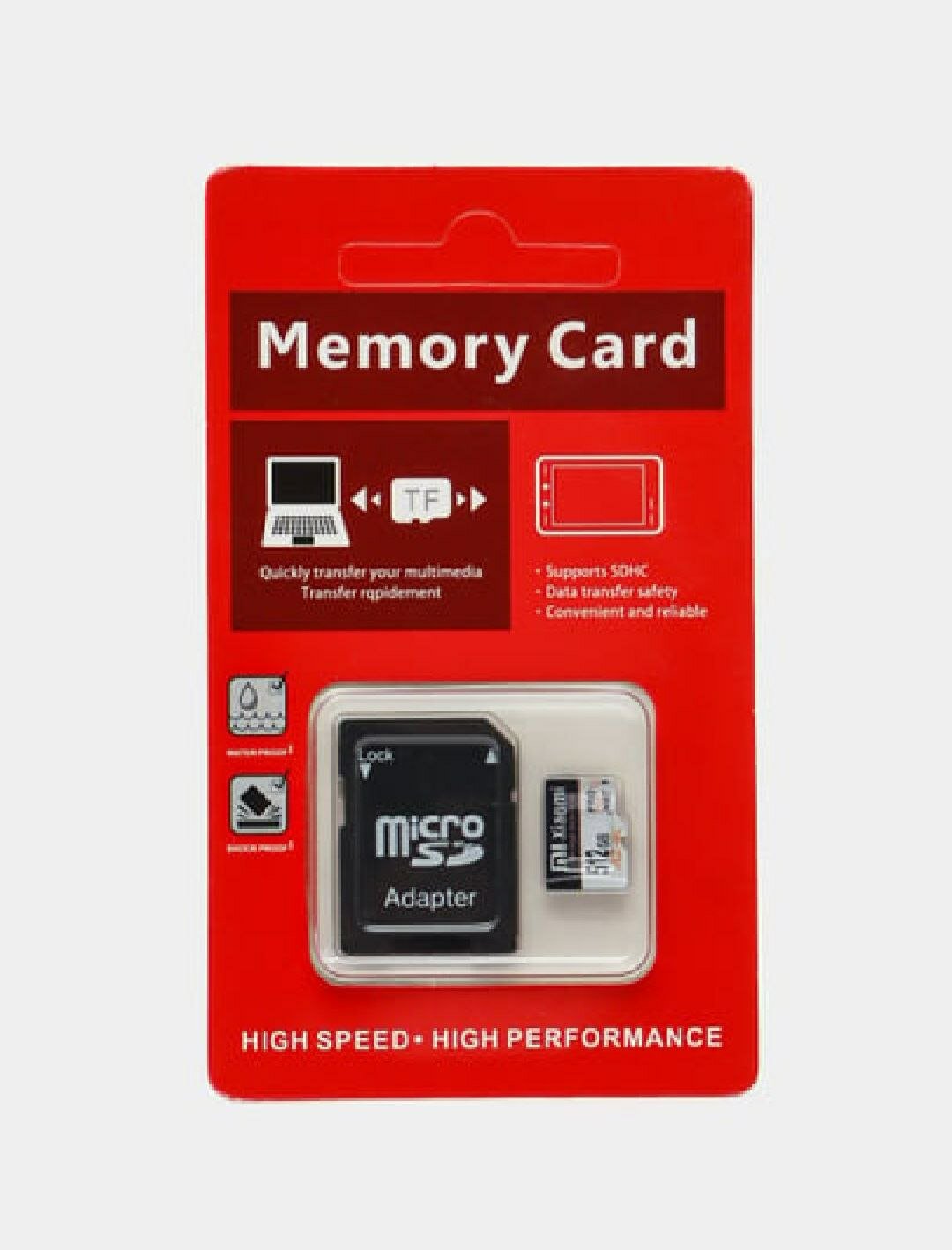 Micro Флешка XiaoMi 512 ГБ, пластический корпус, с высокой скоростью, прочный