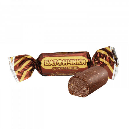 Конфеты Батончики шоколадные, 1 кг