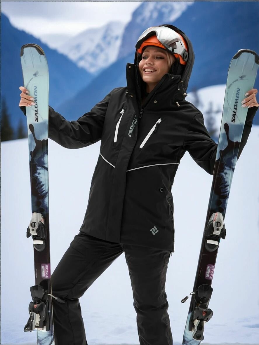 Куртка FORCELAB Горные лыжи и Сноуборд размер 4XL 00009 черный