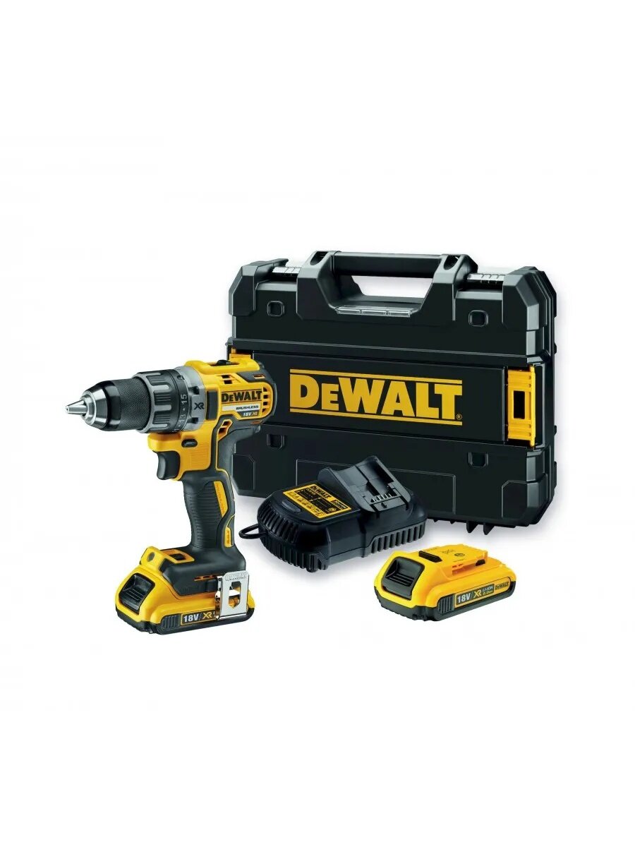 Аккумуляторная дрель-шуруповерт DEWALT DCD791D2-QW в кейсе TSTAK