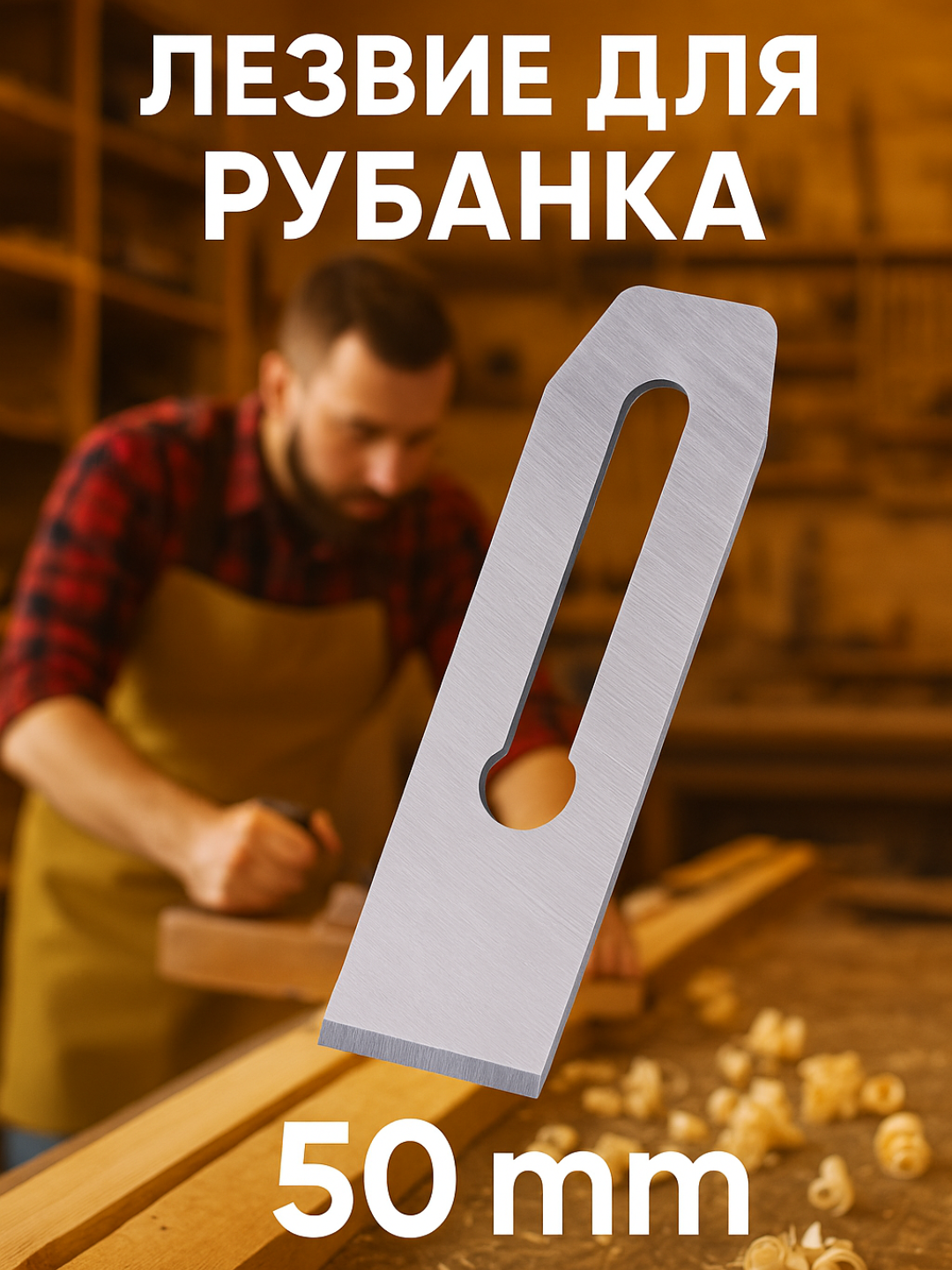 ADEGSO Лезвие рубанка, 50 мм – для деревообработки