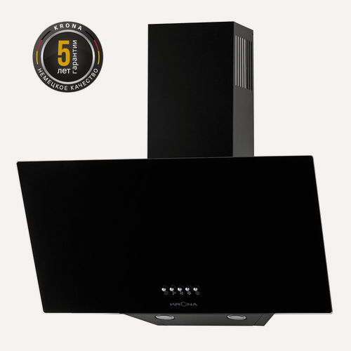 Изображение товара Вытяжка кухонная 60 см наклонная KRONA HELGA 600 black PB