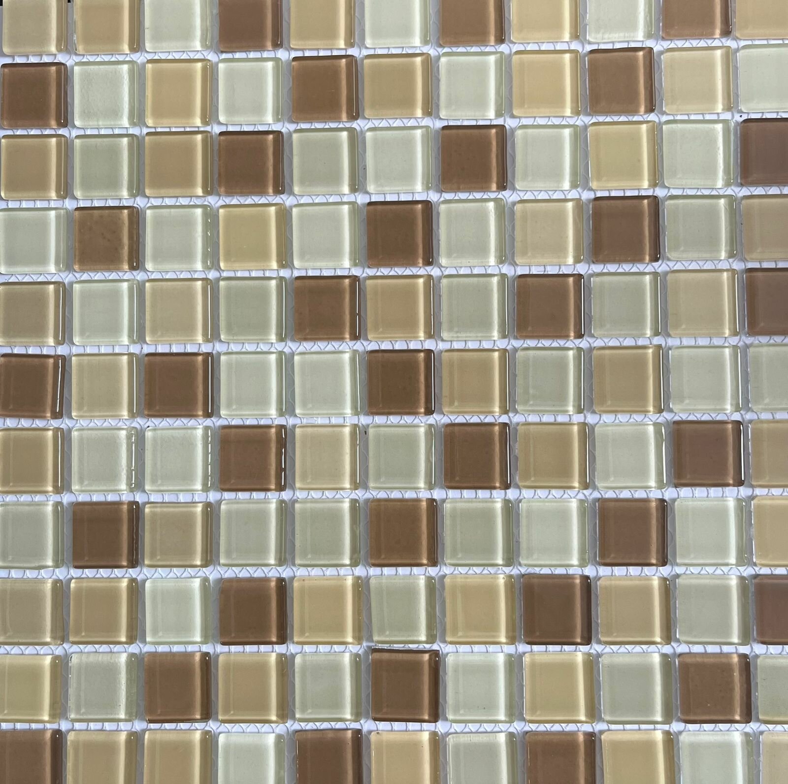 Мозаика Glass 30 см x 30 см размер чипа: 25x25 мм