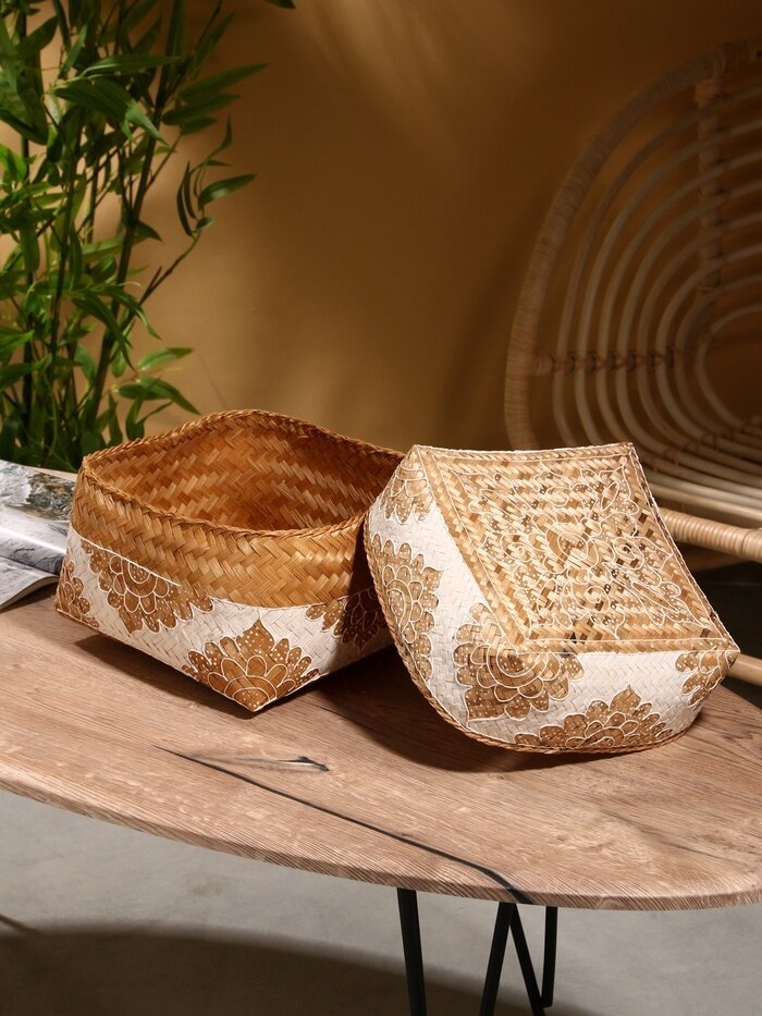 Корзинка плетеная 