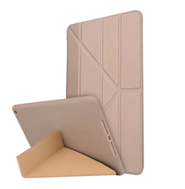 Элитный умный чехол MyPads «Origami di lusso» с подставкой «Оригами» для Apple iPad Pro 9.7 2016 качественная импортная кожа в золотом цвете MyPads