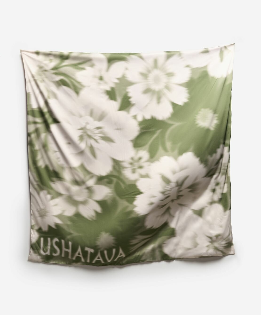 Платок Ushatava для женщин,120х120 см, бордовый