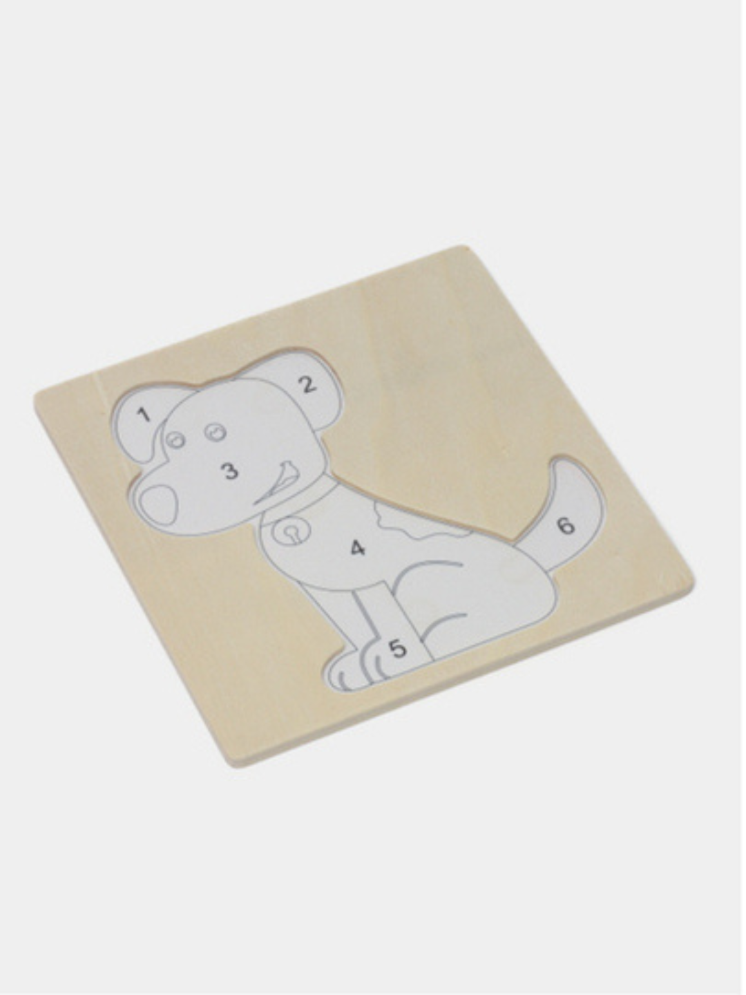 Пазлы "Собачка"основание, 4 детали — фото 1