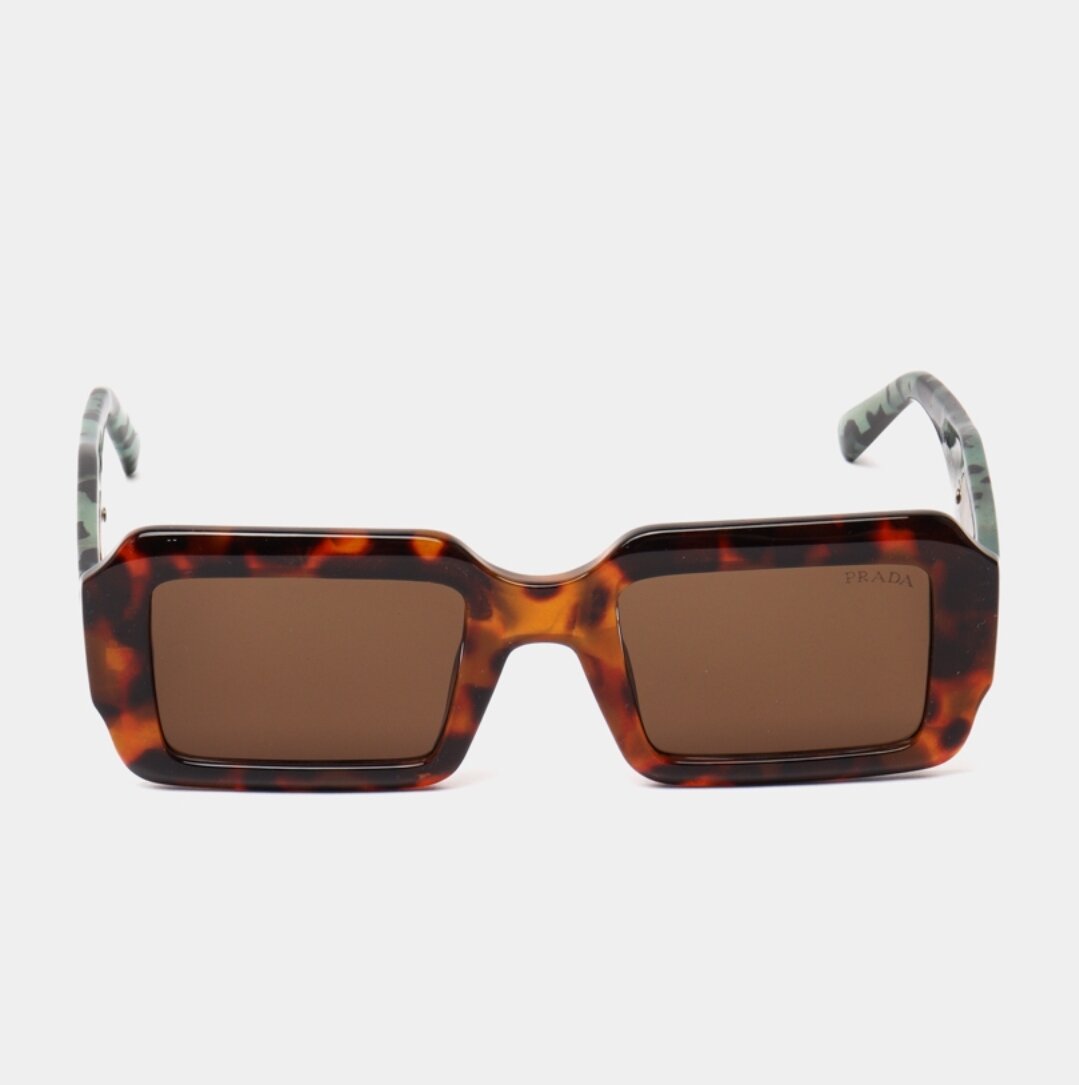 Солнцезащитные очки Prada, бирюзовый