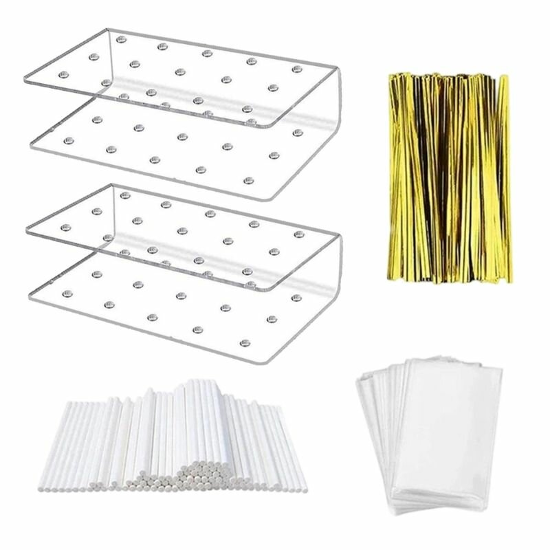 Набор акриловых подставок для леденцов на палочке с 15 отверстиями