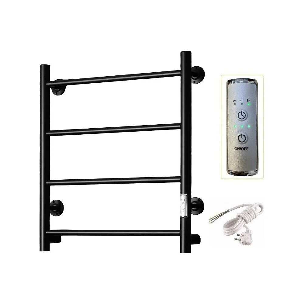 Тругор Полотенцесушитель Аспект Пэк сп 1 60x50 черный матовый ВГП 292145 00292145