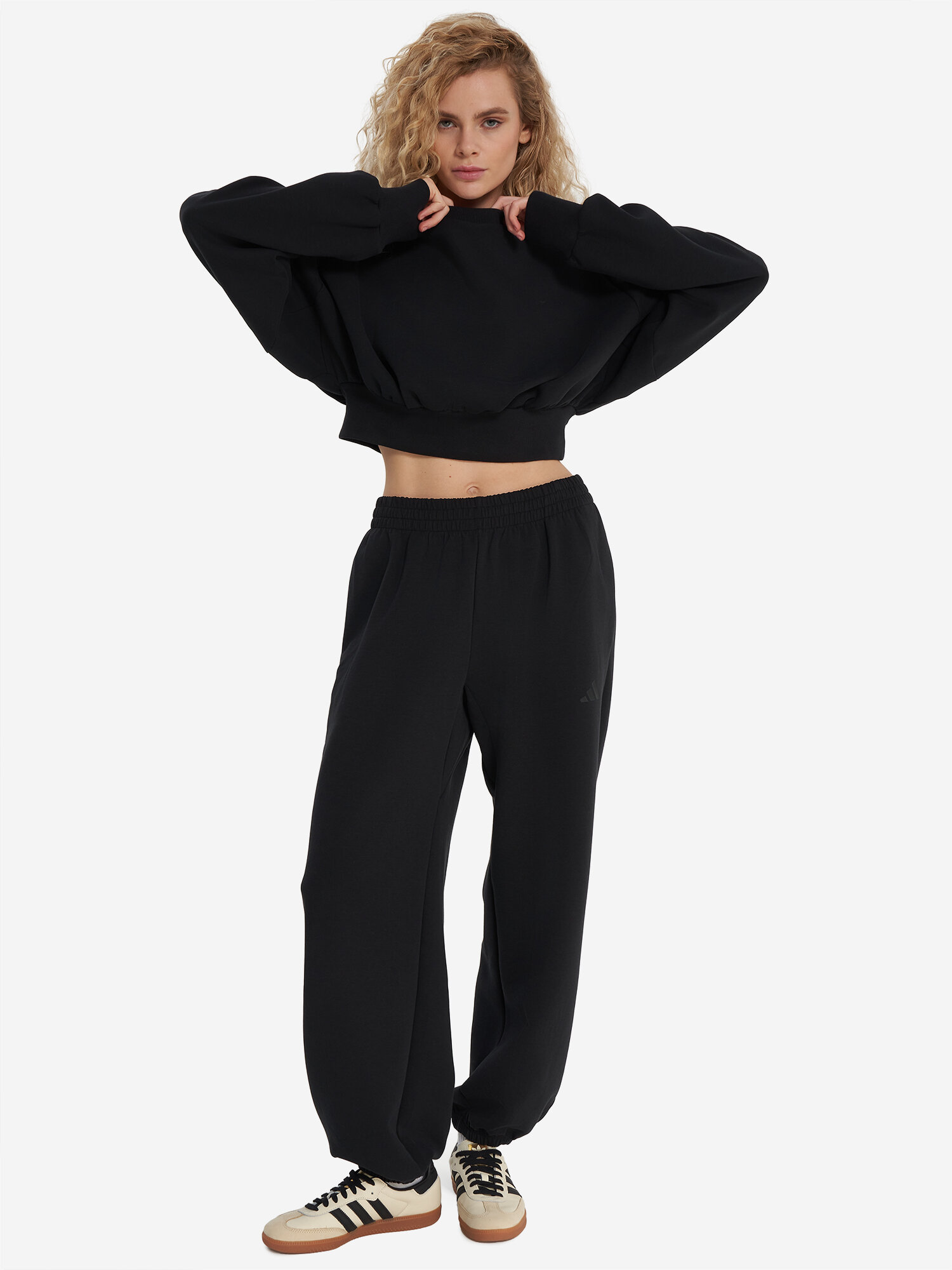 Свитшот adidas, размер XL, , черный — фото 1