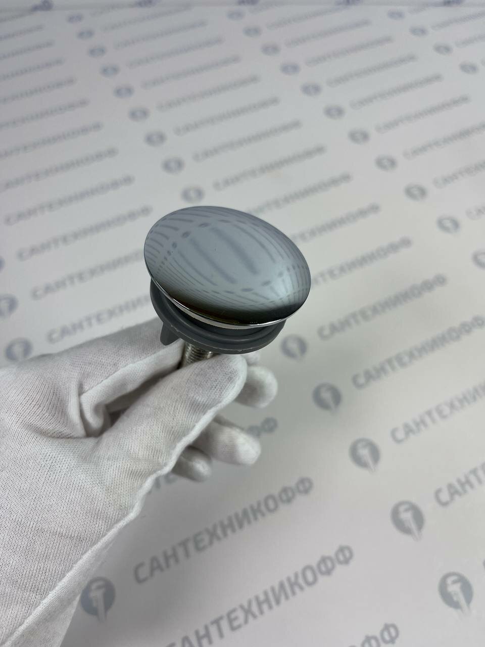 Заглушка на умывальник металл хром 50мм. (MKP21001P)