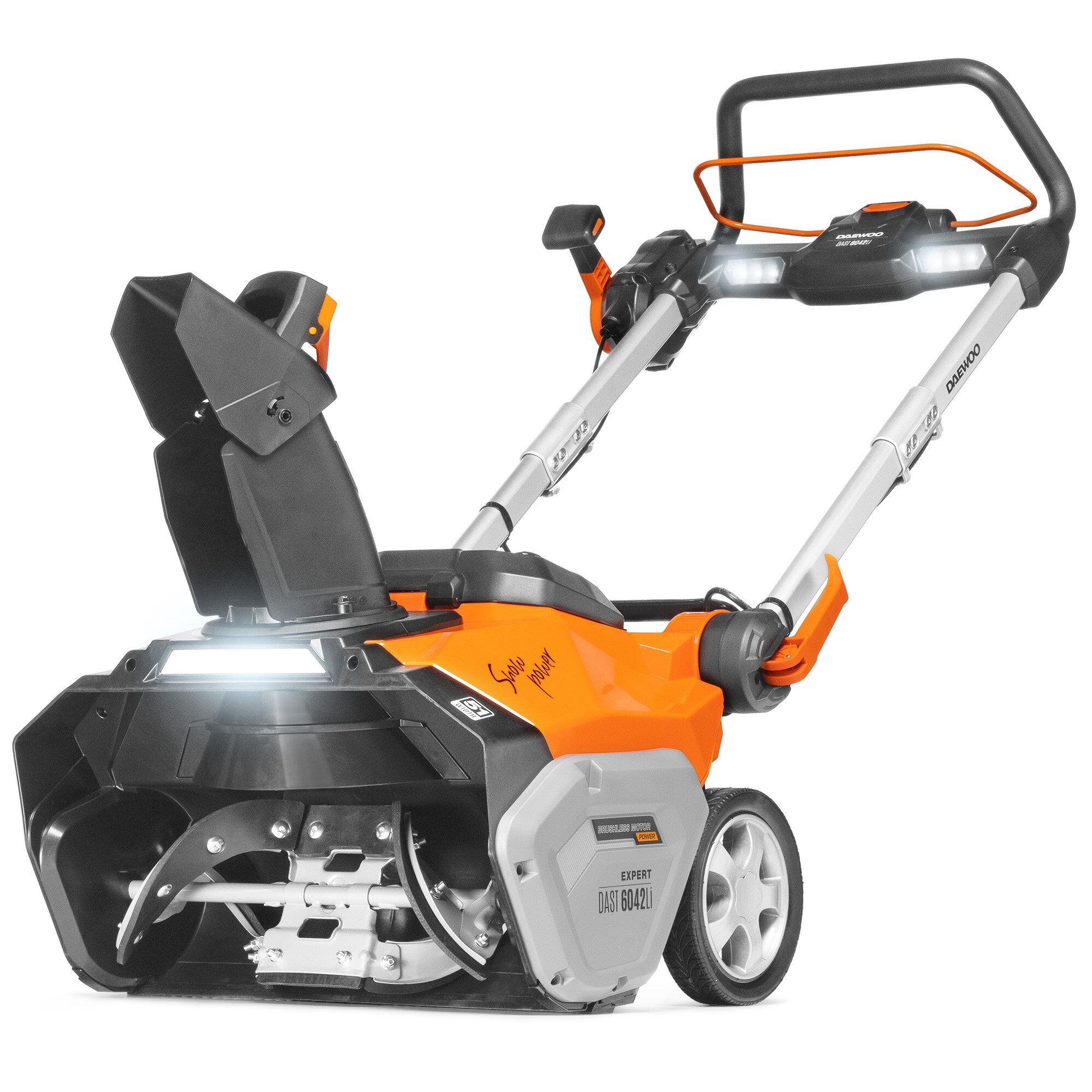 Снегоуборщик Daewoo 6042Li аккумуляторный дальность выброса до 10 м ширина захвата 51 см
