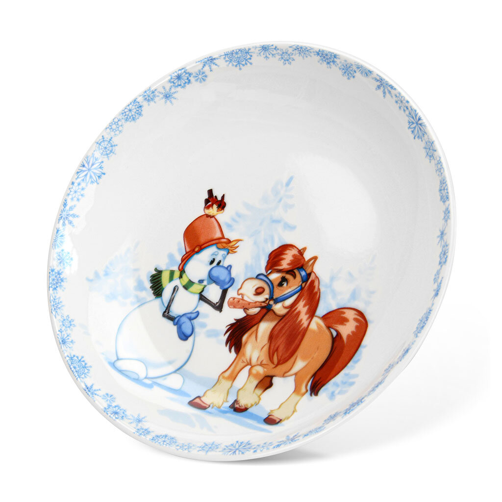 Фарфоровая тарелка 14,5 см "С Новым годом!" арт. 16041
