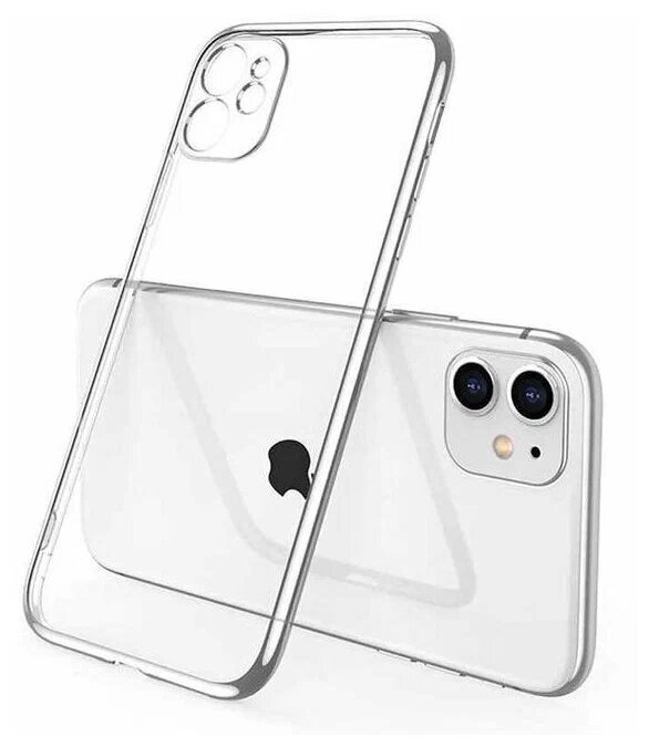 Чехол бесцветный, iPhone 7/8 силикон, прозрачный, противоударный