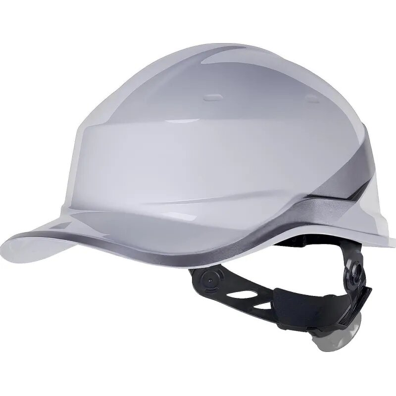 Каска защитная Delta Plus DIAMOND V, белая, с храповым механизмом светящаяся