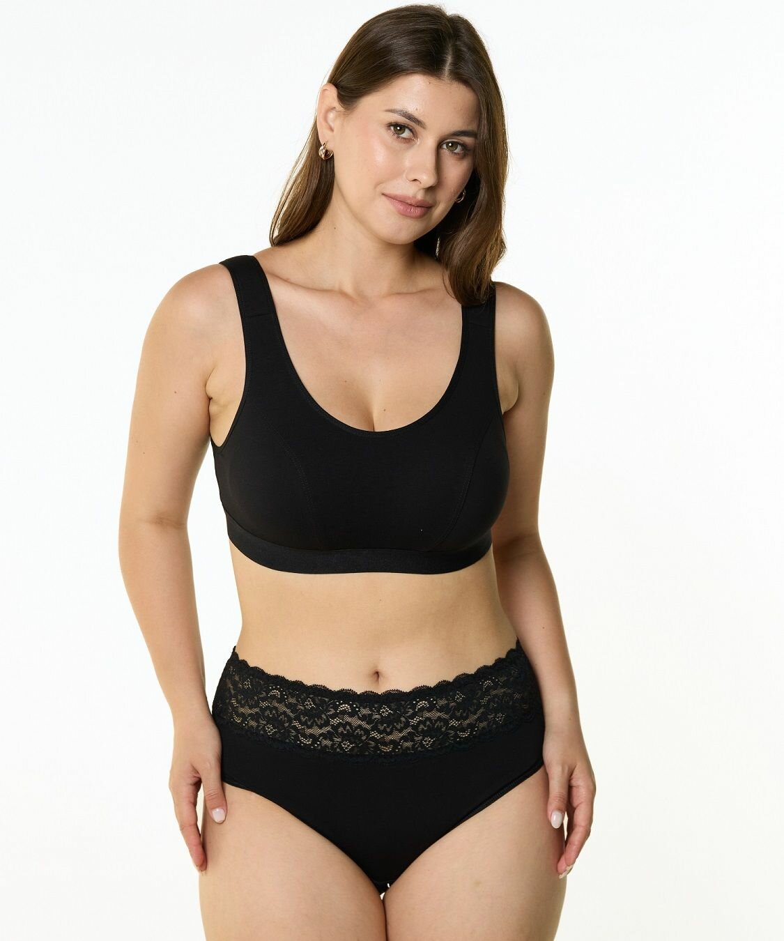 Трусы Valeria, размер 52, черный