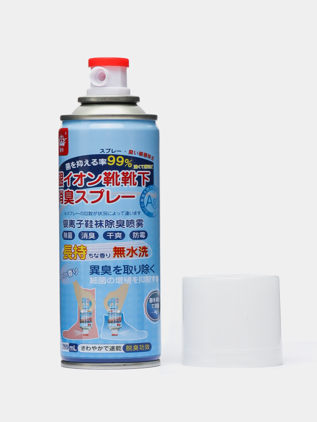 Дезодорант Savdo "dezodorant", спрей для ног и обуви, антибактериальное действие