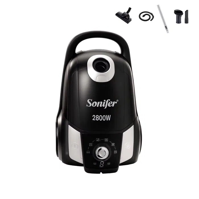 Электрический напольный пылесос бытовой SONIFER SF‑2258 с мощным всасыванием 2800 Вт,