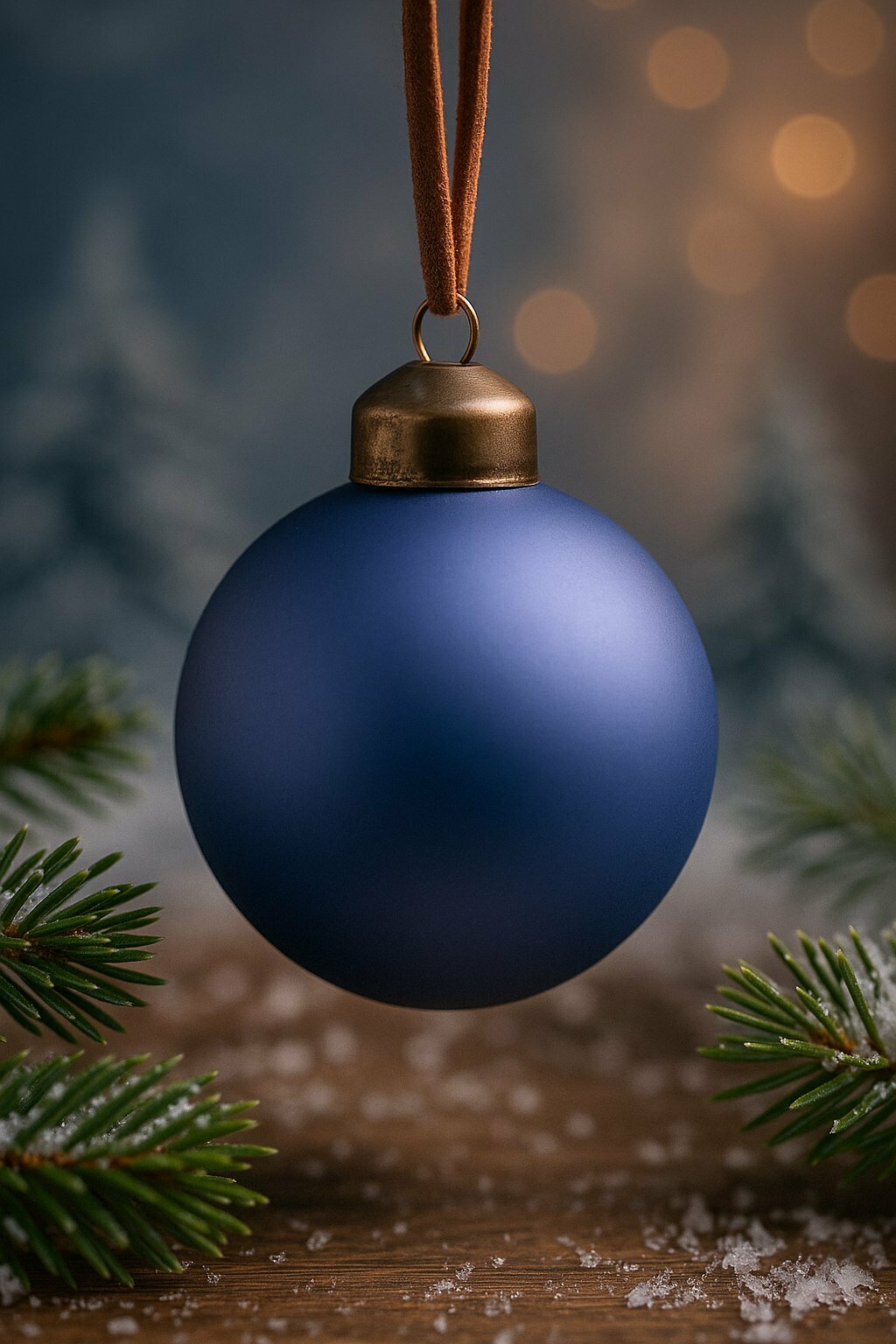 Премиальный набор елочных шаров, 6 штук, диаметр 8 см, пластик, матовые, цвет 86, РШ