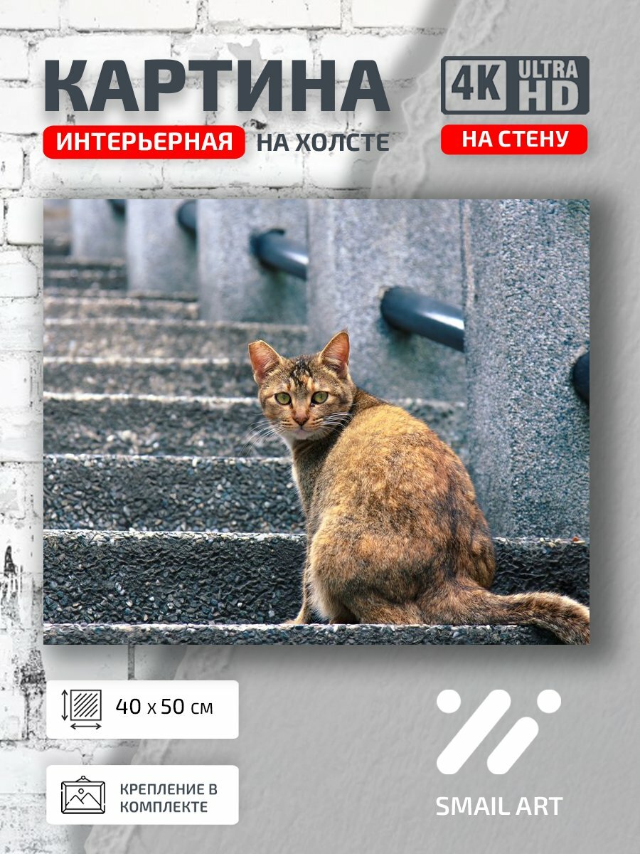 Картина на холсте интерьерная 40 на 50 на стену Бетон Landscape для спальни пейзаж интерьер