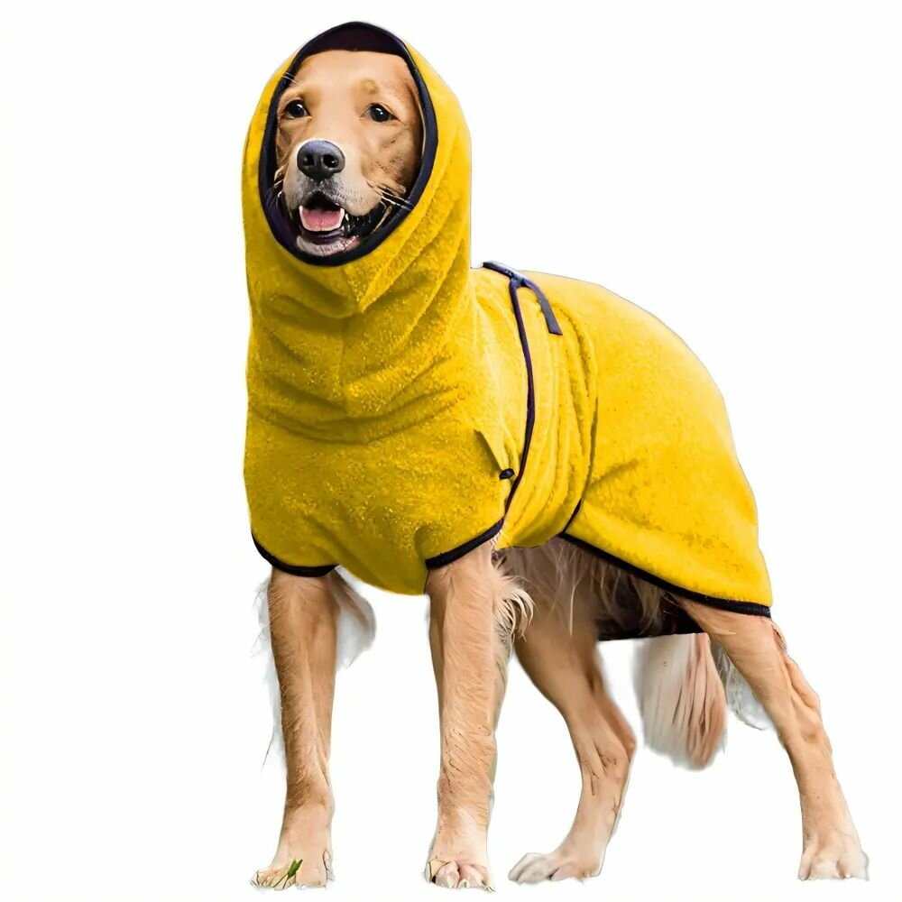 TELOLY Свитер для собак утепленный свитер для крупных пород собак зимняя безопасность и комфорт коричневый размер XXXXL