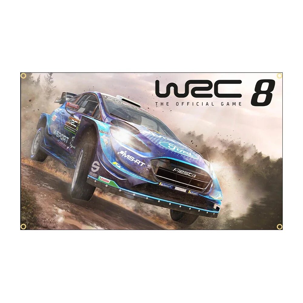 Флаг гоночного автомобиля MRC полиэстер 90x150 см 60x90 см 4 Grommets