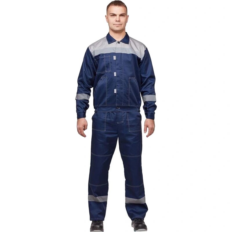 Костюм рабочий летний муж. Л20-КПК син/сер (р.64-66) 194-200 (Арсенал-СП)