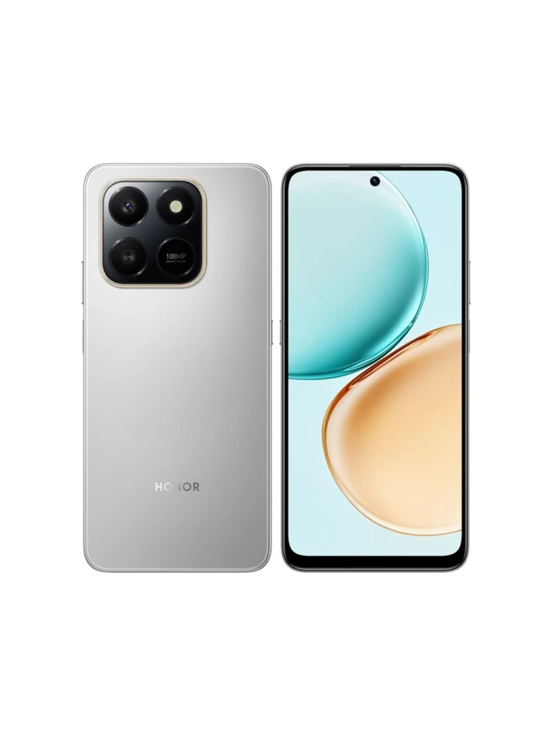 Смартфон HONOR X7d, 2 SIM, NFC, 6GB+128GB, камера 108Мп, аккумулятор 6500мАч, Dual Card, серый, 5109BXJR