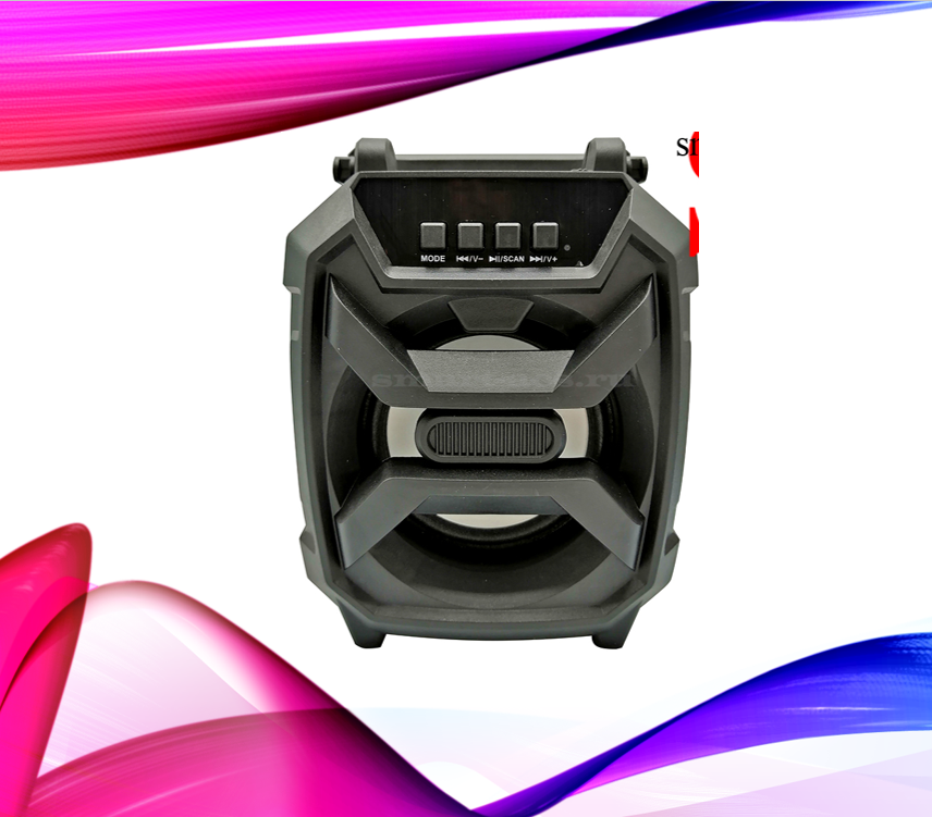 Беспроводная колонка KALONKA ZQS-1416, портативная, Bluetooth 5.0, черная, мощный стереозвук,