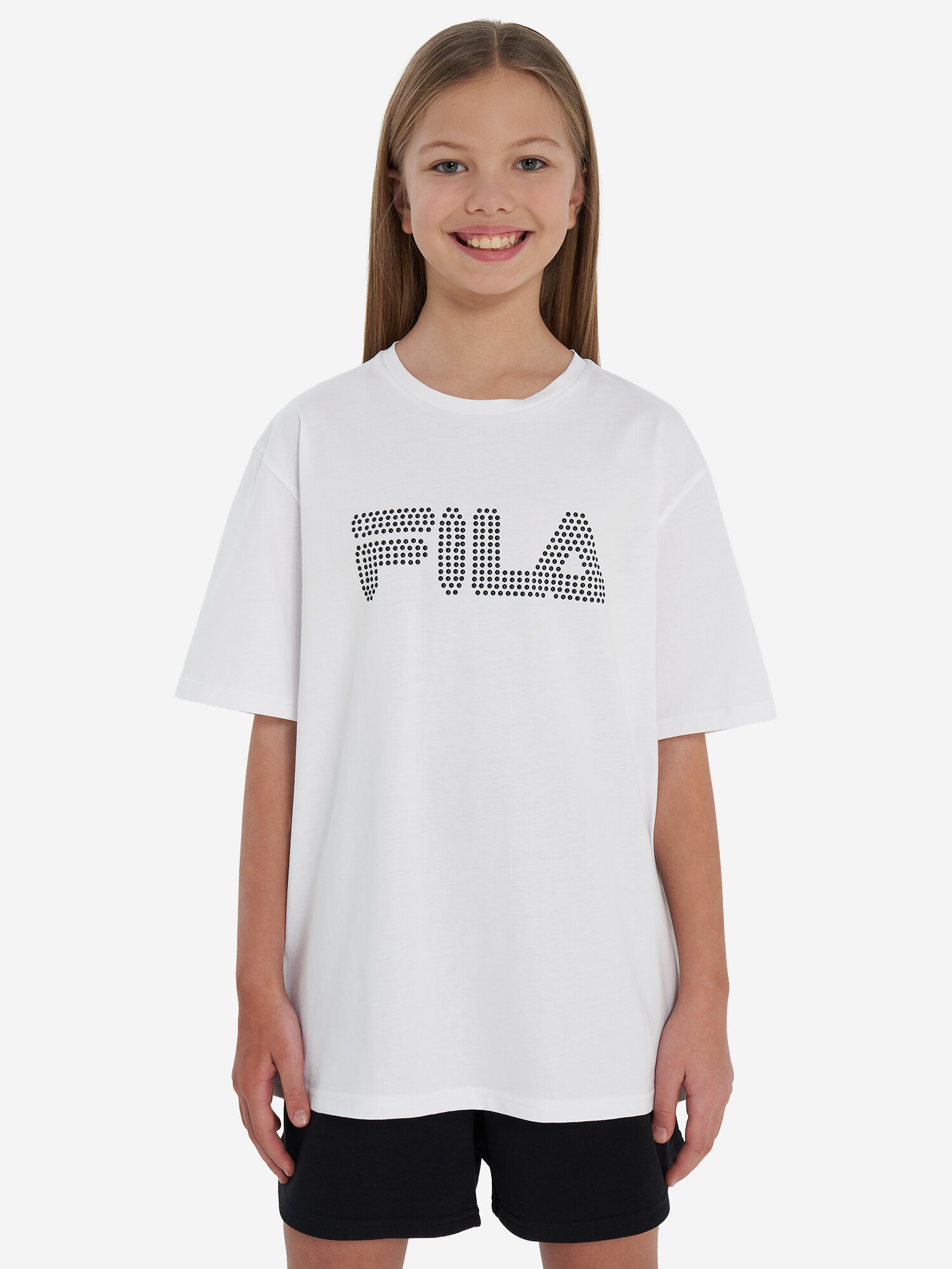 Футболка Fila, размер 134-140, белый — фото 1