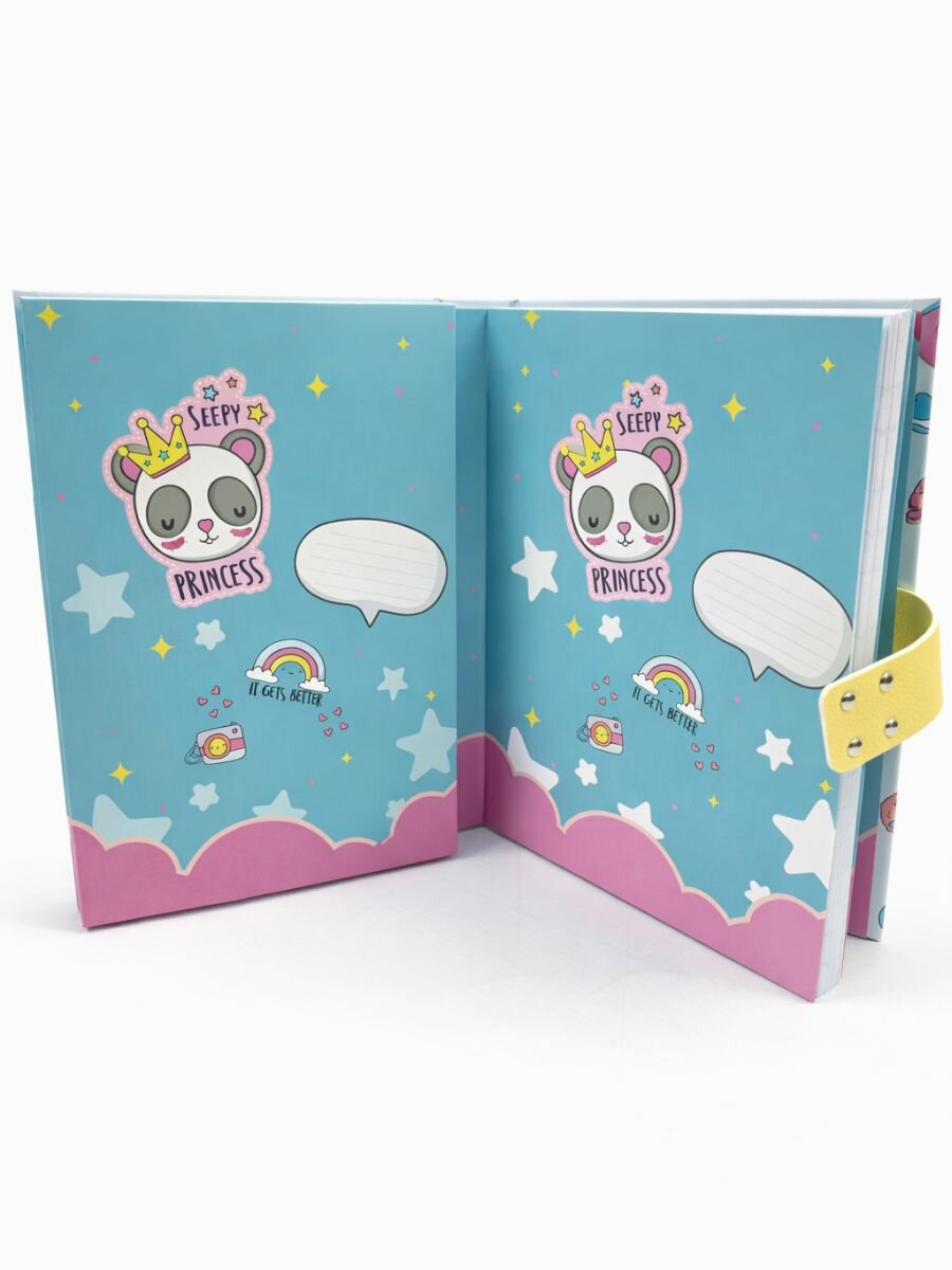 Дневник HOXWELL "Единорог", на замке, A5, розовый, 20.5x15 см — фото 1