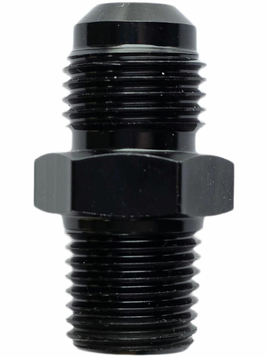 Адаптер AN6 - 1/4NPT черный