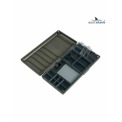 Поводочница-коробочка рыболовная TACKLE and RIG BOX EastShark 2538 F