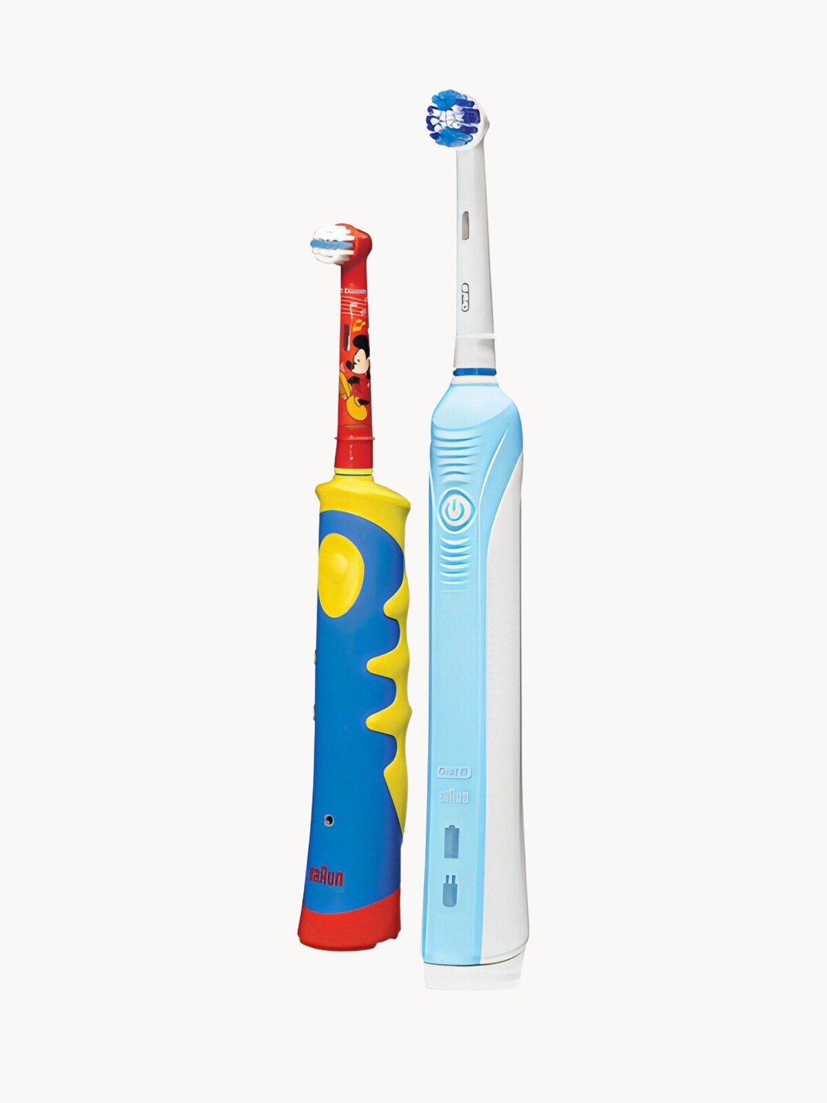 Электрическая зубная щетка Oral-B Pro 500 + Kids D10.513K, белый/голубой/желтый