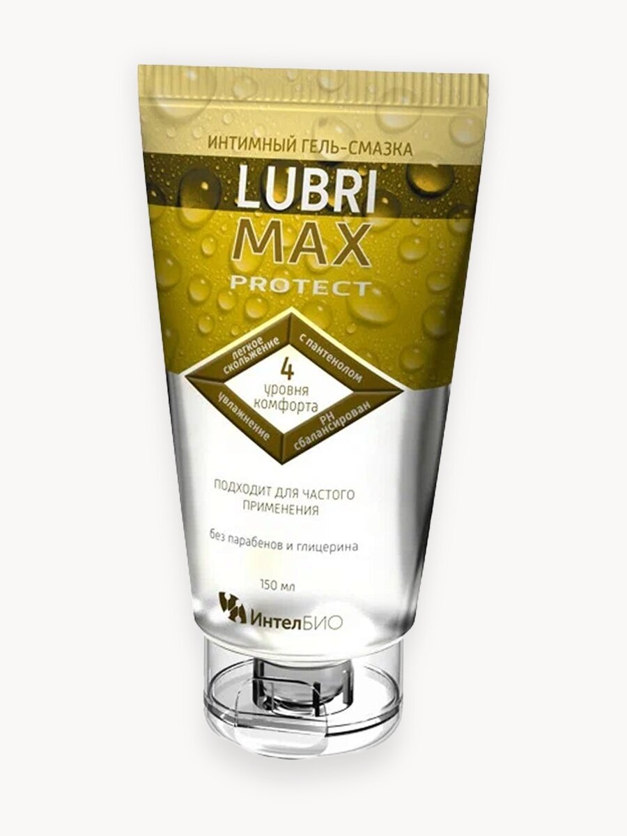 Смазка на водной основе с антибактериальным эффектом Lubrimax Protect 150 мл