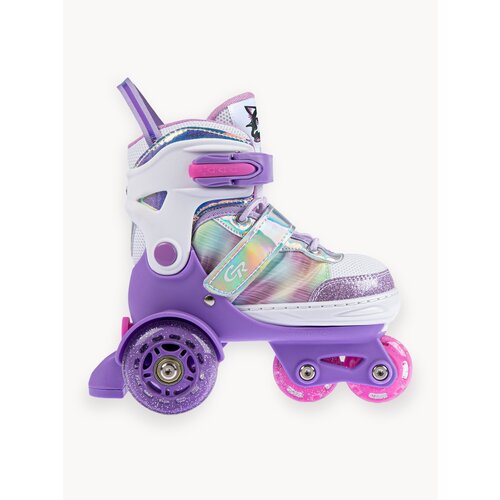 Набор ролики-квады CITYRIDE, шлем, комплект защиты, сумка, колёса PU 50/70, пластиковый мысок, JB9000112/(27-30)