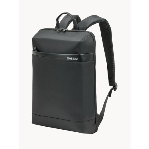 Рюкзак Heikki High Tech (хейки) с отделением для ноутбука, черный, 43x28x12 см, 272589