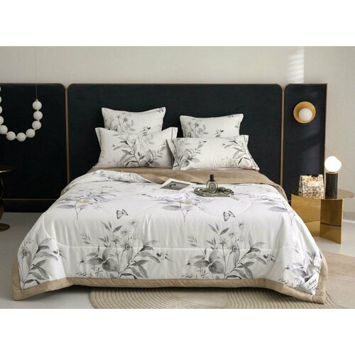 Комплект постельного белья Mency с одеялом, Евро, Простыня на резинке