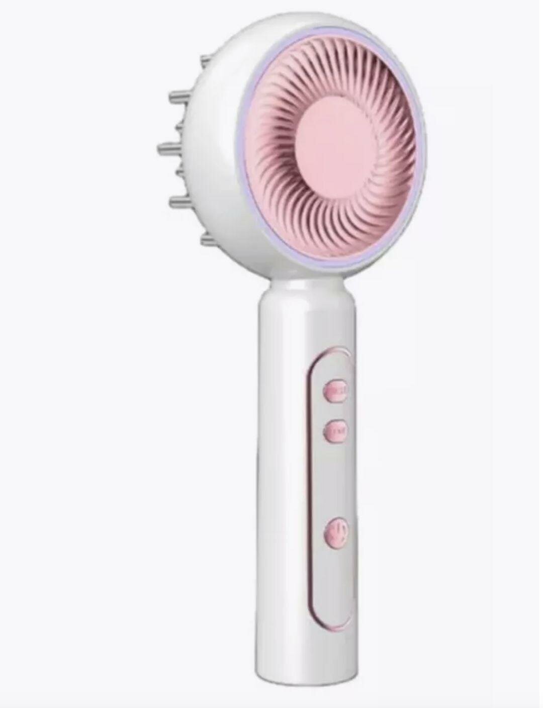 Расческа выпрямитель, электрическая, 3 температурных режима, шнур 2 м, белая