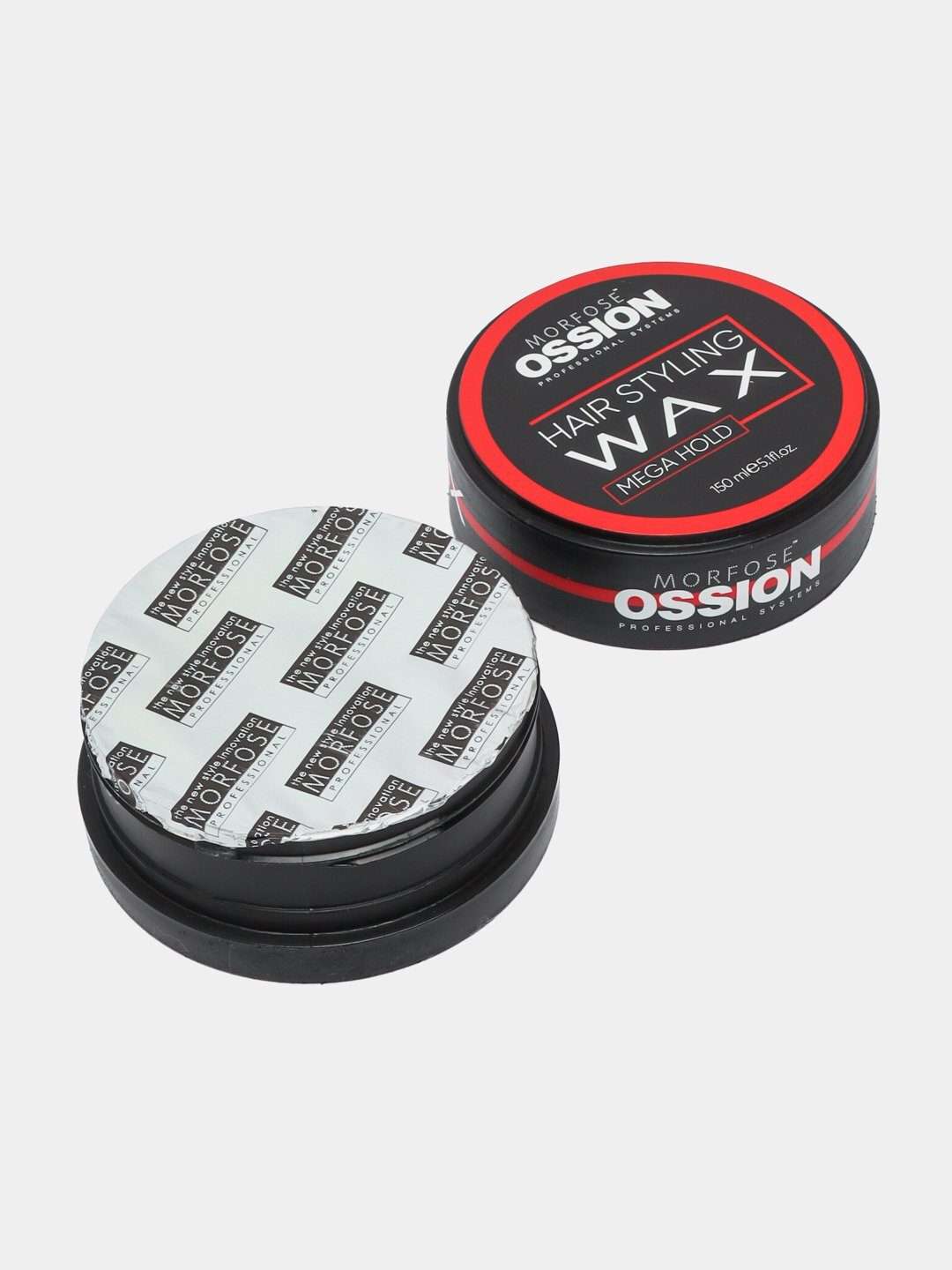 Воск для волос "Morfose" Ossion, Premium Barber Line Mega Hold, 150мл — фото 1