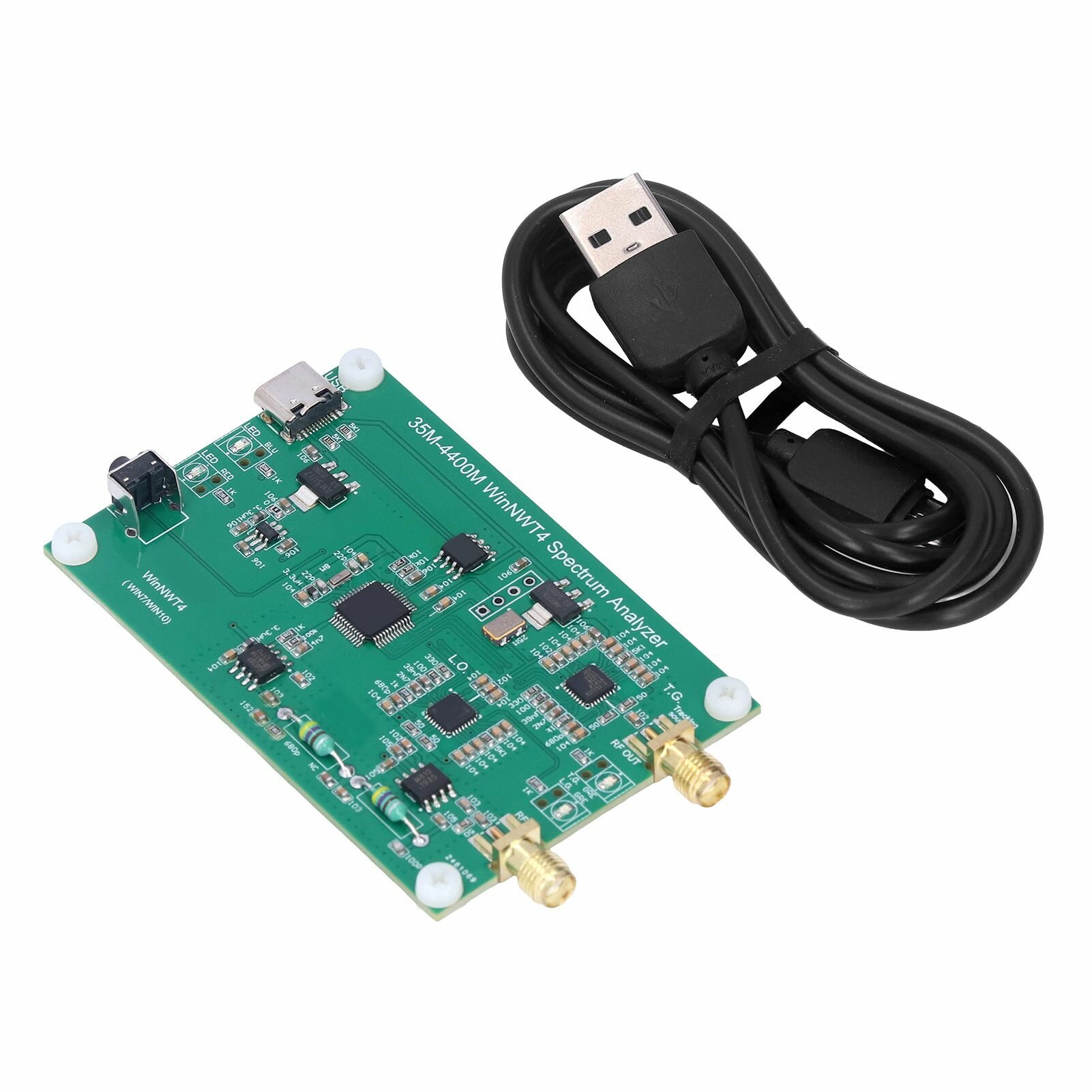 Модуль анализатора спектра 35 4400M Анализ сетевых сигналов USB с отслеживающим источником