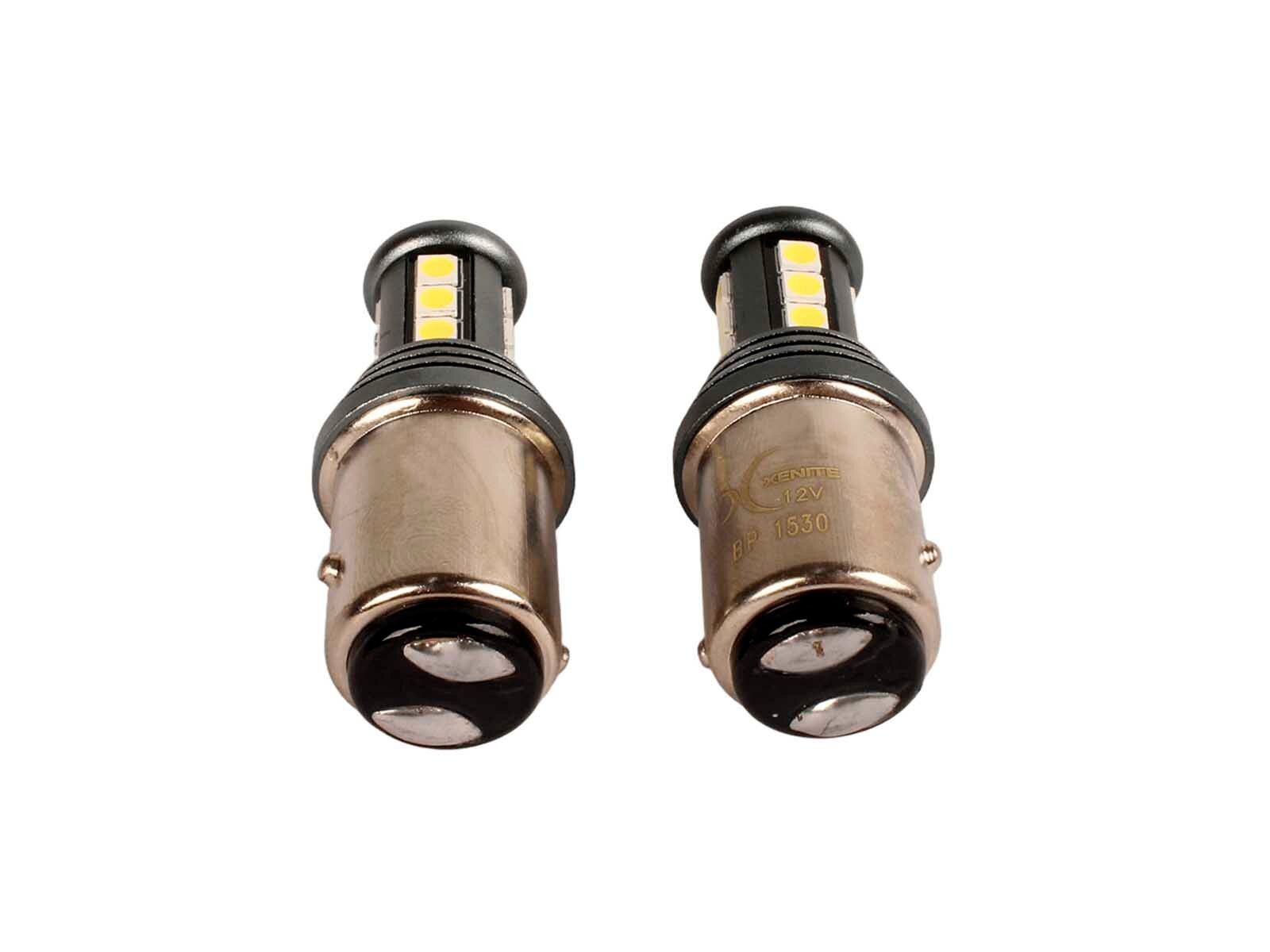 Лампа XENITE BP1530 (P21/5W) 12V 750Lm 5000K ПТФ/ДХО диодная 2 штуки комплект 1009608 — фото 1