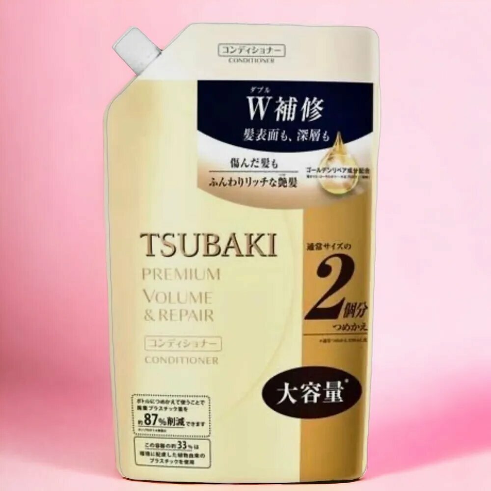 Кондиционер TSUBAKI Cool line Premium Volume & Repair, для сухих волос, увлажнение, 660мл
