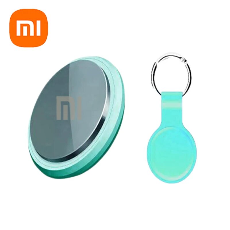 XIAOMI новый GPS трекер умное устройство с защитой от потери напоминания автомобильный Bluetooth для Apple Android Finder локатор отслеживания Air Tag 2025, Tiffany Blue
