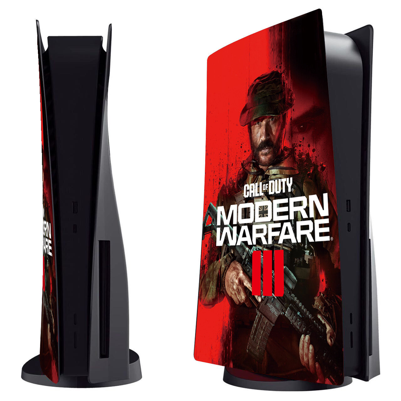 Сменные панели Call of Duty для PlayStation 5 2 шт пластик красный цвет