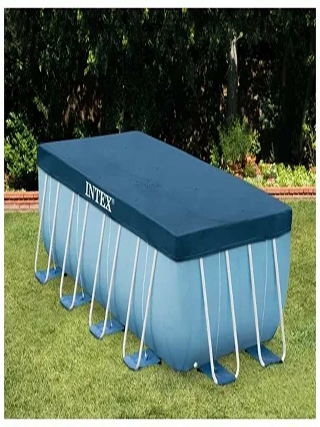 Тент для каркасного бассейна Rectangular Frame 400х200см (389х184х20см) — фото 1