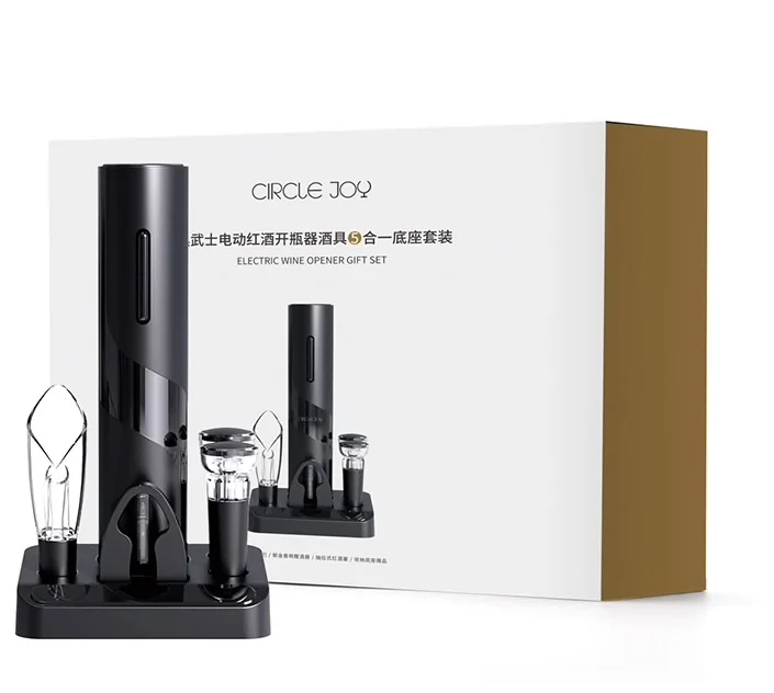 Изображение Винный набор Xiaomi Circle Joy 4 in 1 Comet Electric Wine Opener Set CJ-TZ20 черный